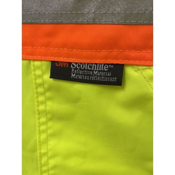 Tough Duck S79821 3X Hi-Vis Safety Insulated Overalls Florescent Yellow - Picture 6 of 16